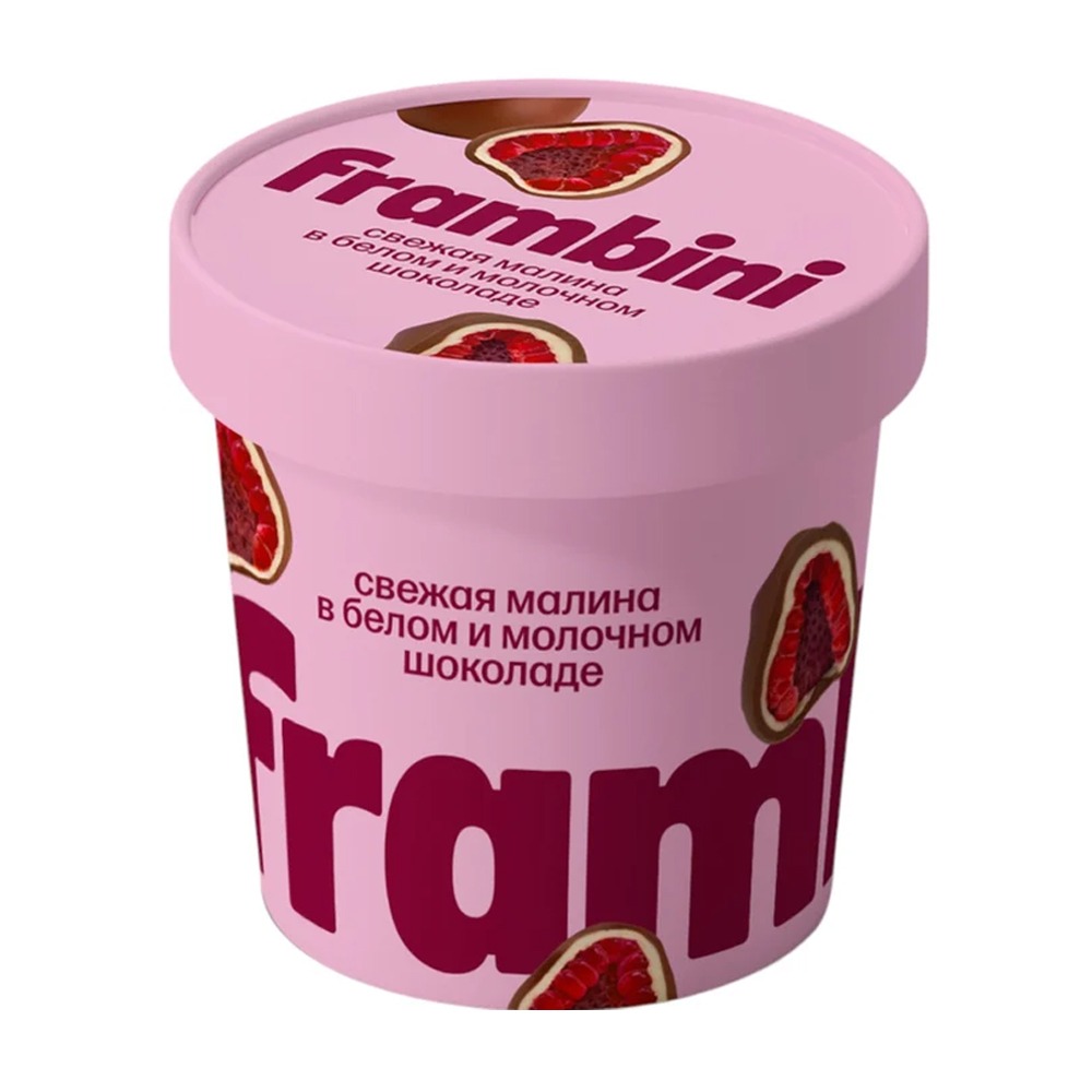 Изображение товара Малина Frambini в Белом и Молочном Шоколаде 130г
