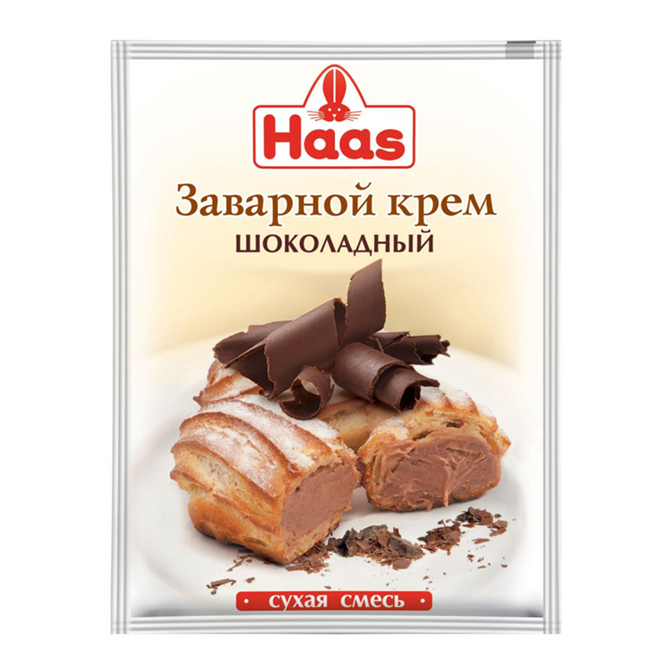 Изображение товара Крем Haas Заварной Шоколадный 100г