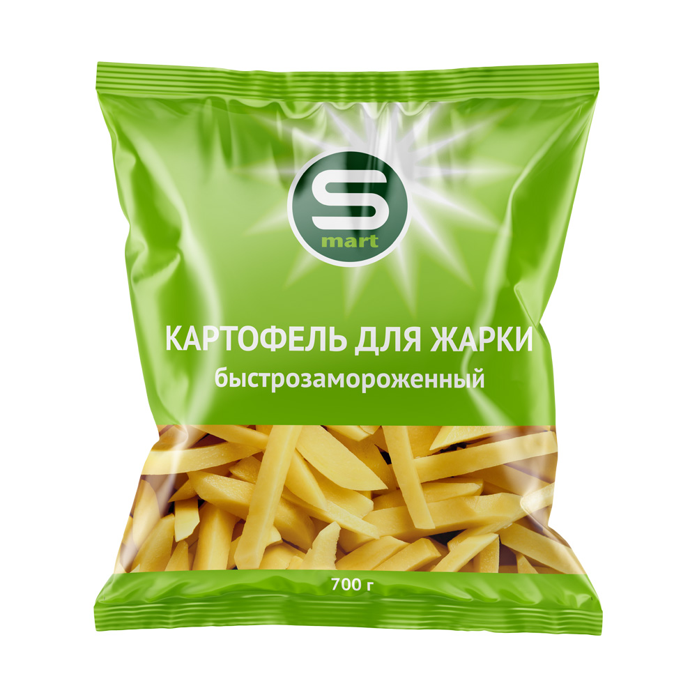 Изображение товара Картофель SMART для жарки замороженный 700 г