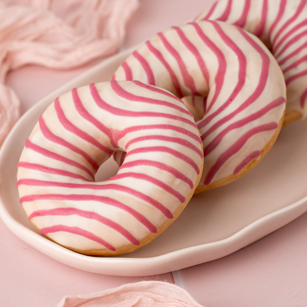 Изображение товара Пончик STOKSON Панна-Котта с Малиной и Сырной Начинкой