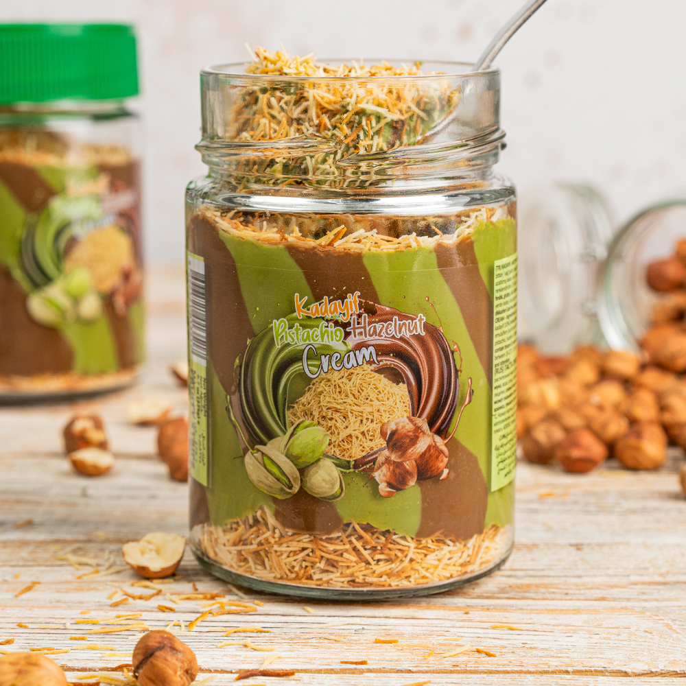 Изображение товара Паста дубайская ореховая с какао и катаифи 275 г