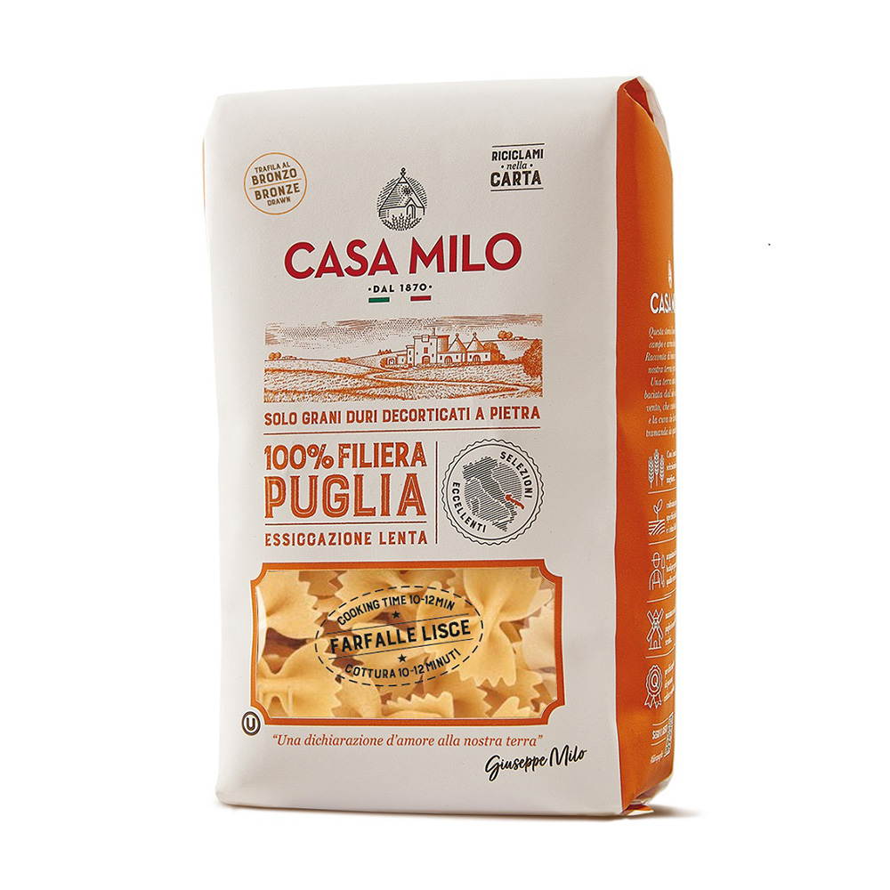 Изображение товара Макаронные Изделия Casa Milo Фарфалле 500г