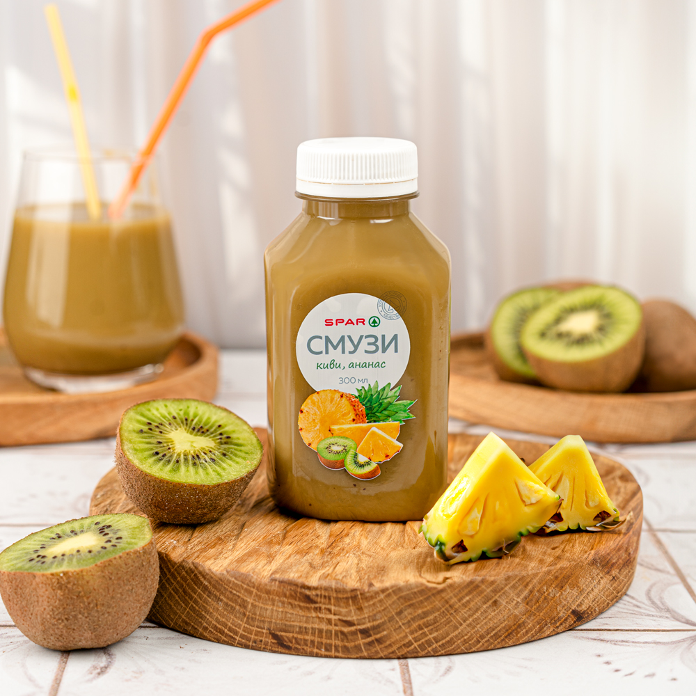 Изображение товара Смузи SPAR Киви Ананас 0,3л