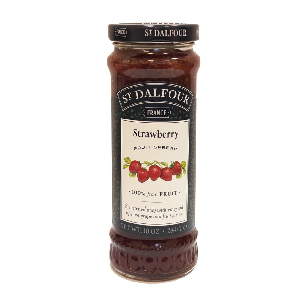 Изображение товара Джем St Dalfour Клубника 284 г — натуральный французский десерт без добавленного сахара