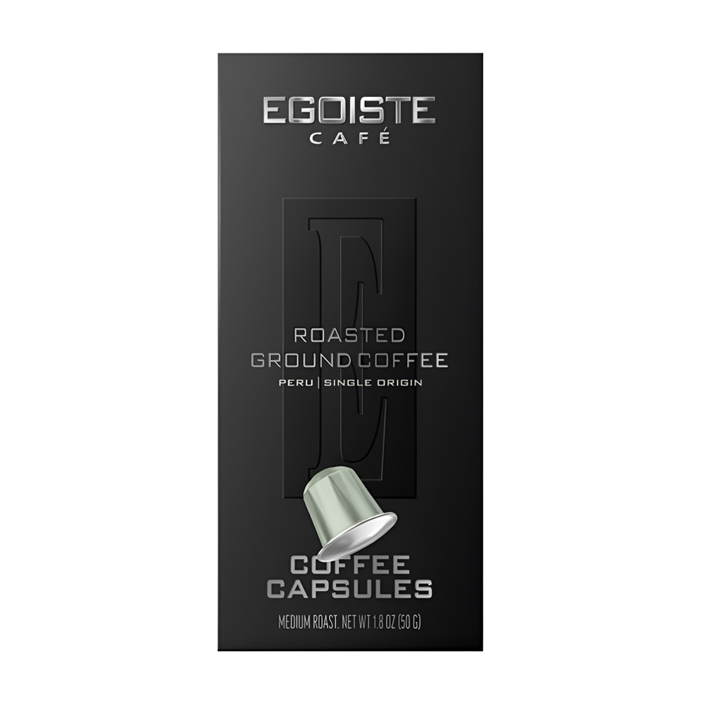 Изображение товара Кофе Молотый Egoiste Peru 10 Капсул