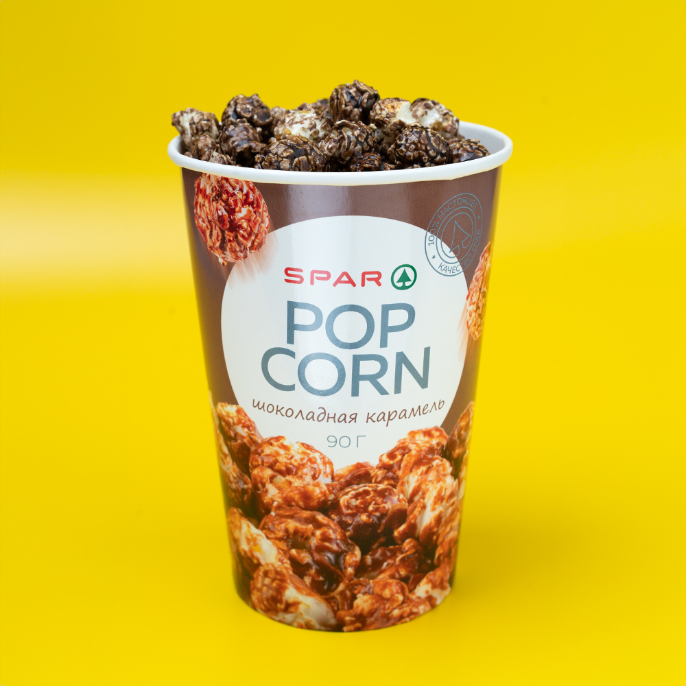 Изображение товара Попкорн SPAR Шоколадная Карамель 90г
