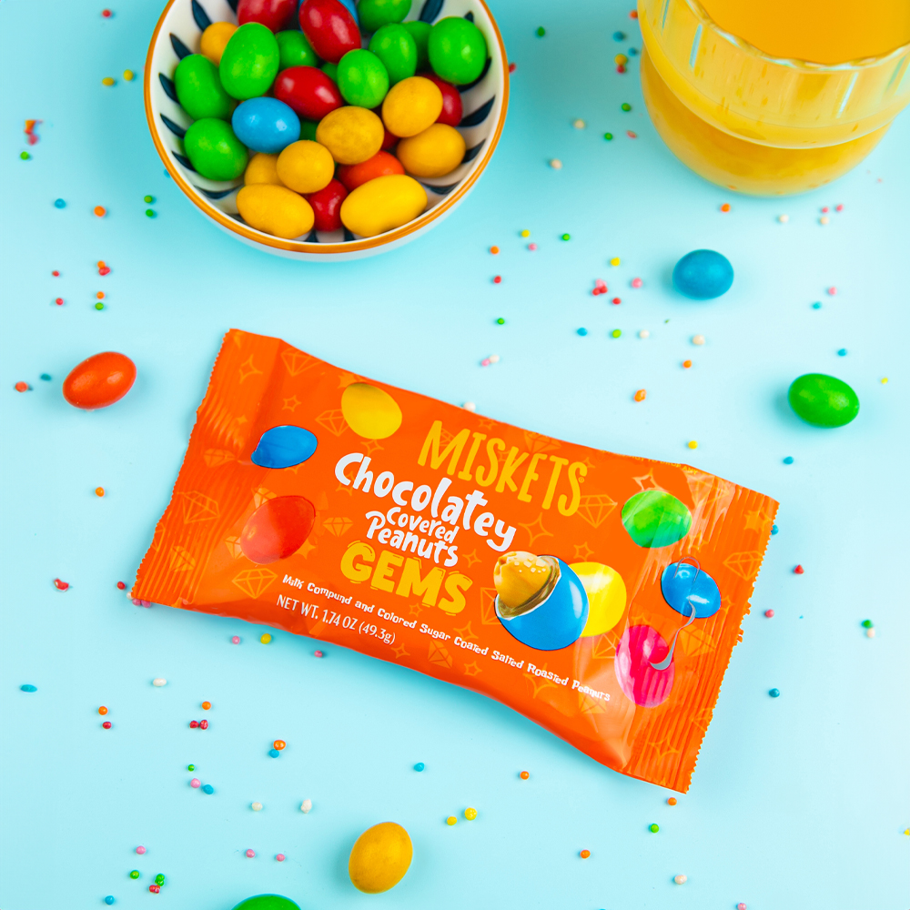 Изображение товара Арахис Miskets Соленый в Молочном Шоколаде и Глазури 49,3г