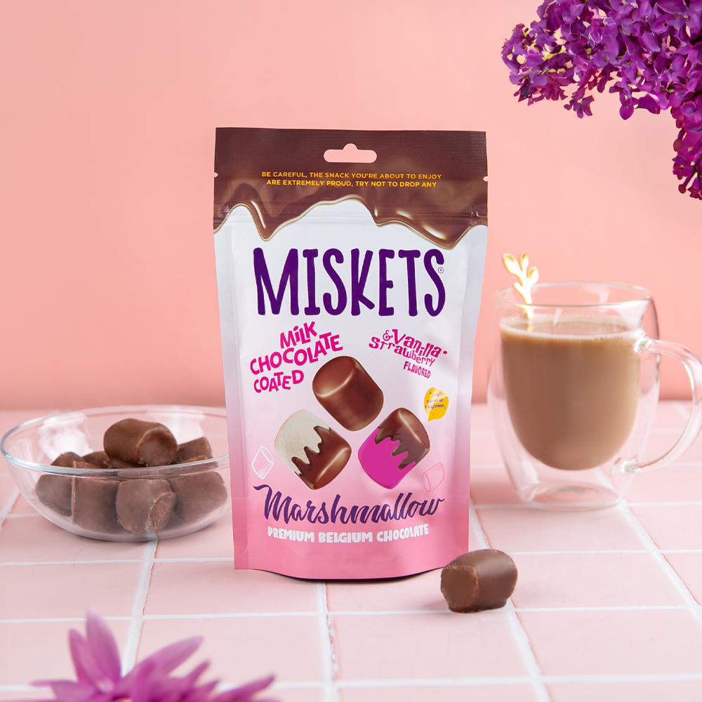Изображение товара Маршмеллоу Miskets в Молочном Шоколаде 80г