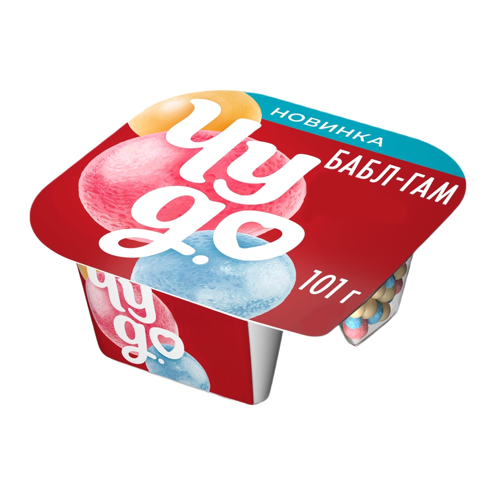 Изображение товара Йогурт Вязкий Чудо Бабл-Гам 4% 101г