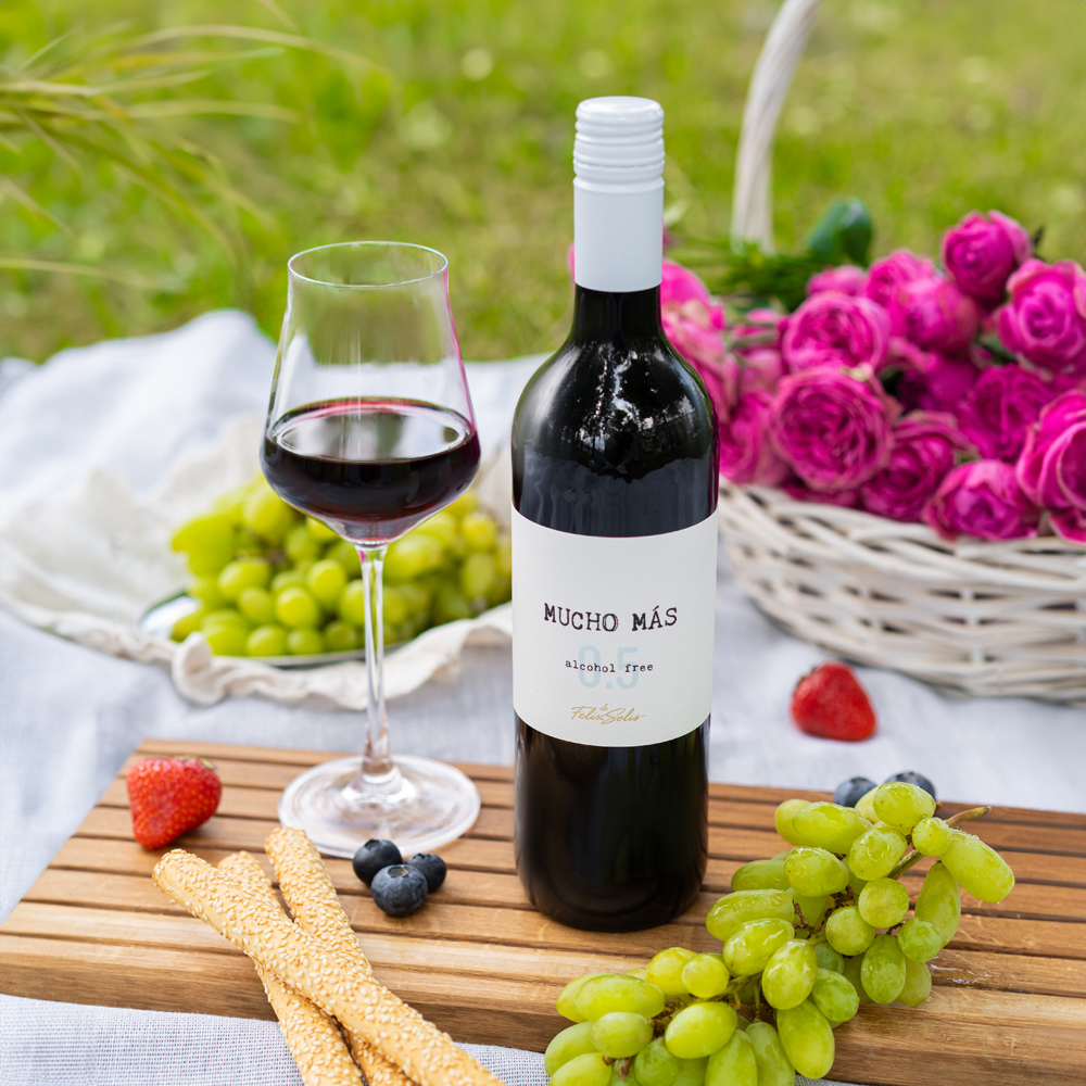 Изображение товара Безалкогольное красное вино Mucho Mas 0,75 л