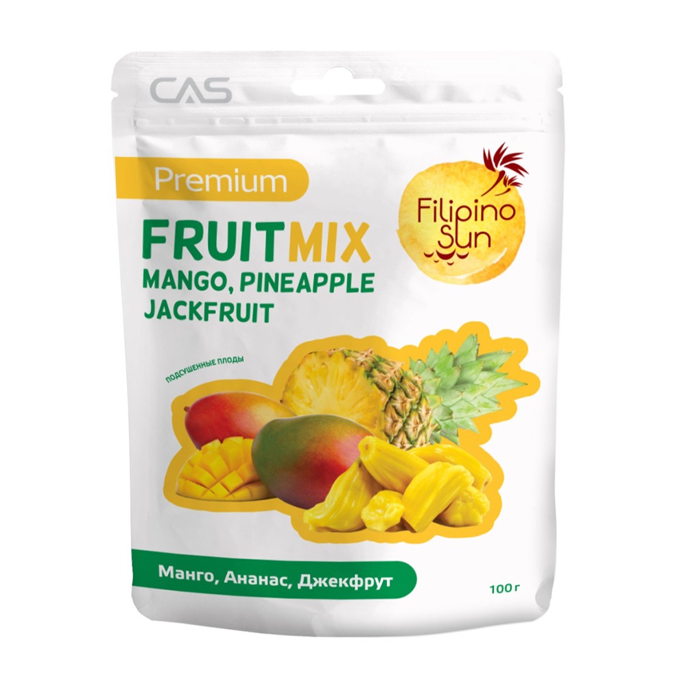 Изображение товара Фруктовый Микс Filipino Sun Манго Джекфрут Ананас 100г
