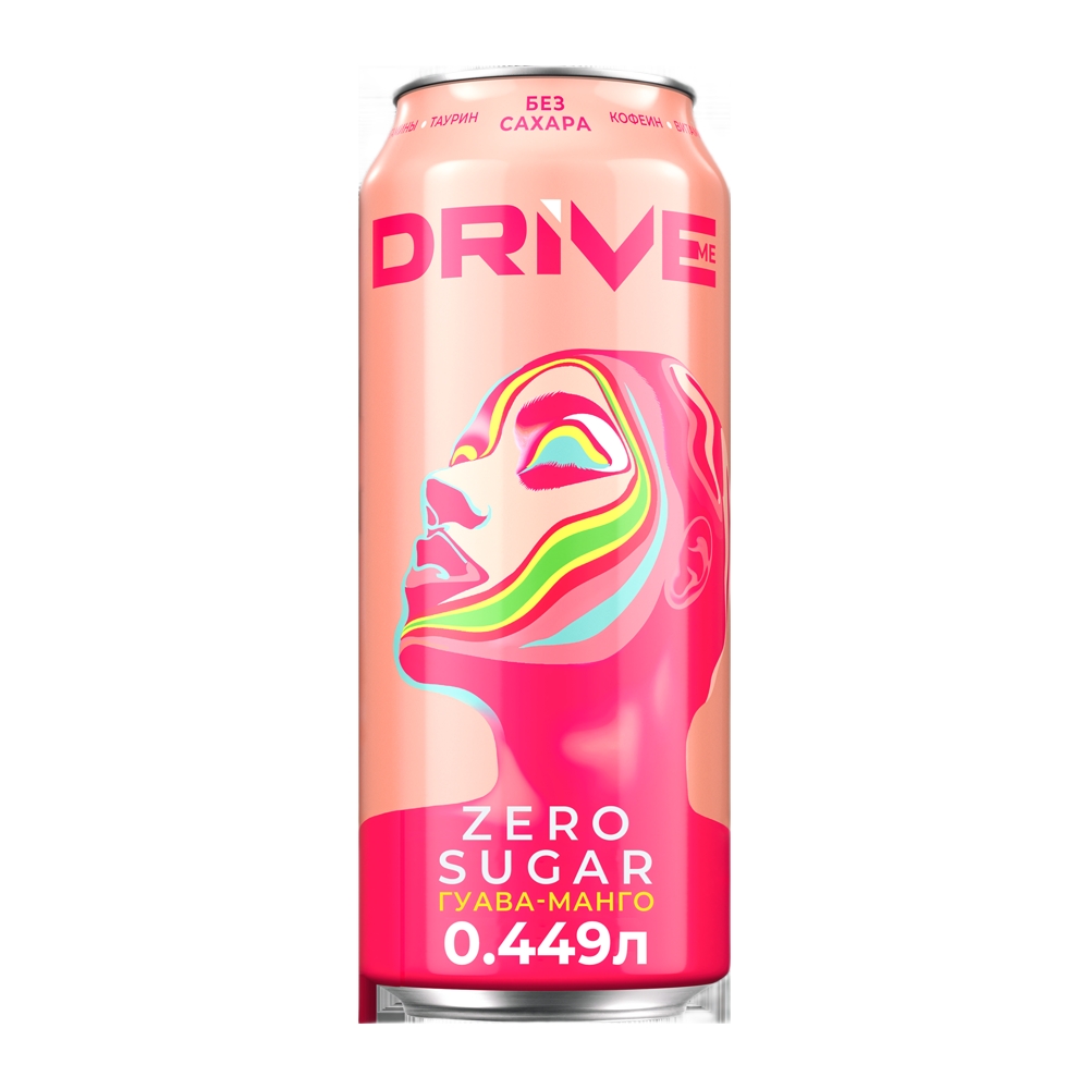 Изображение товара Энергетик Drive Me Гуава Манго 0,449л без сахара