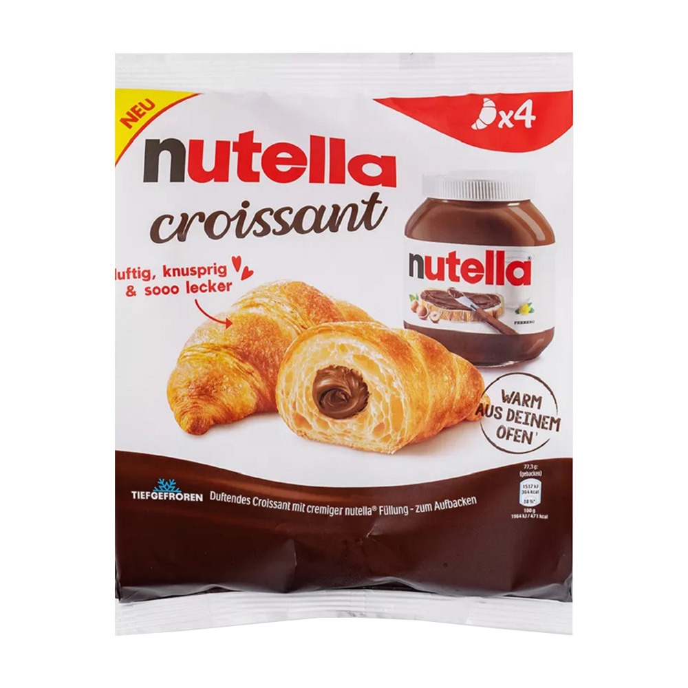Изображение товара Круассаны Nutella с Шоколадной Пастой Замороженные 340г