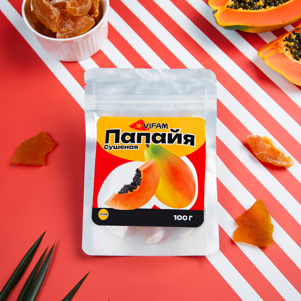 Изображение товара Папайя Vifam Сушеная 100г