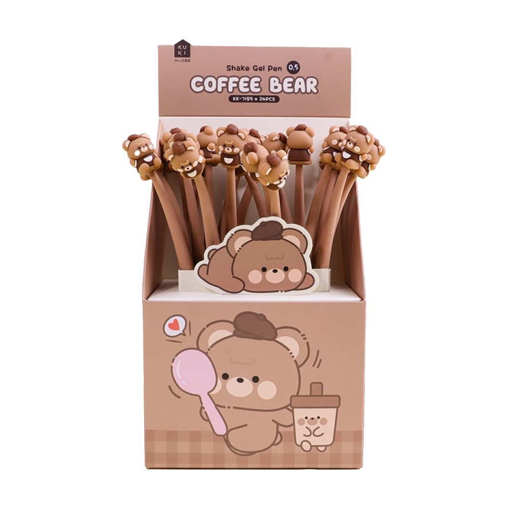 Изображение товара Ручка Гелевая Kuki Капибара с Силиконовым Корпусом