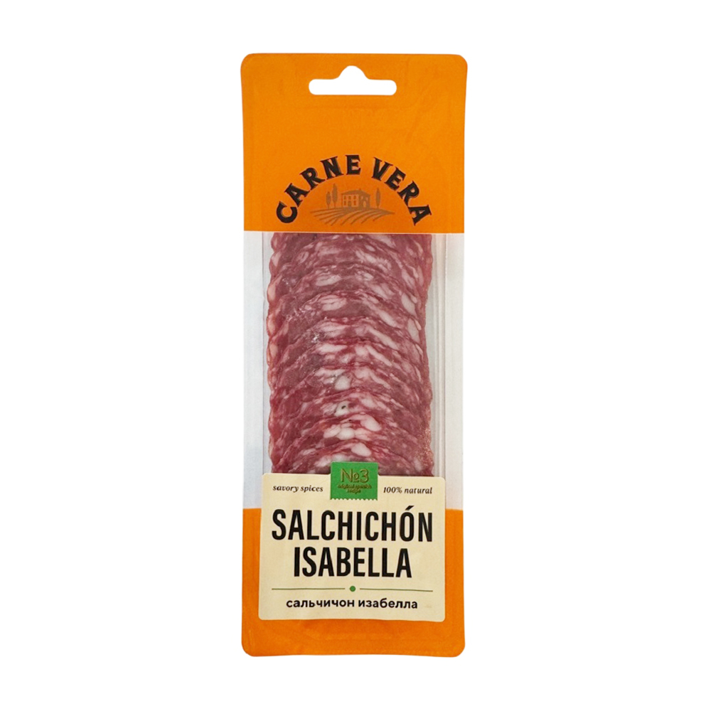 Изображение товара Колбаса Сыровяленая Carne Vera Сальчичон Изабелла 70г