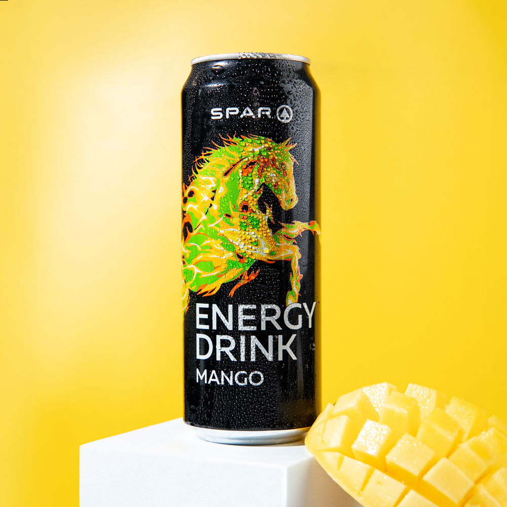 Изображение товара Энергетический напиток SPAR Mango 0,45л