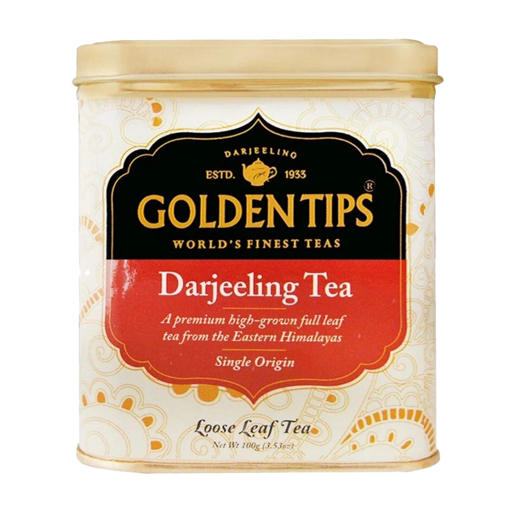 Изображение товара Чай Черный Golden Tips Darjeeling Tea 100г ж/б