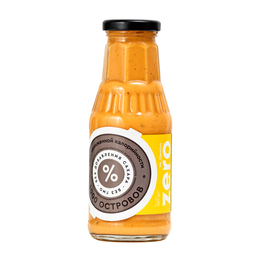 Изображение товара Соус Mr.Djemius Zero Тысяча Островов Низкокалорийный 330мл