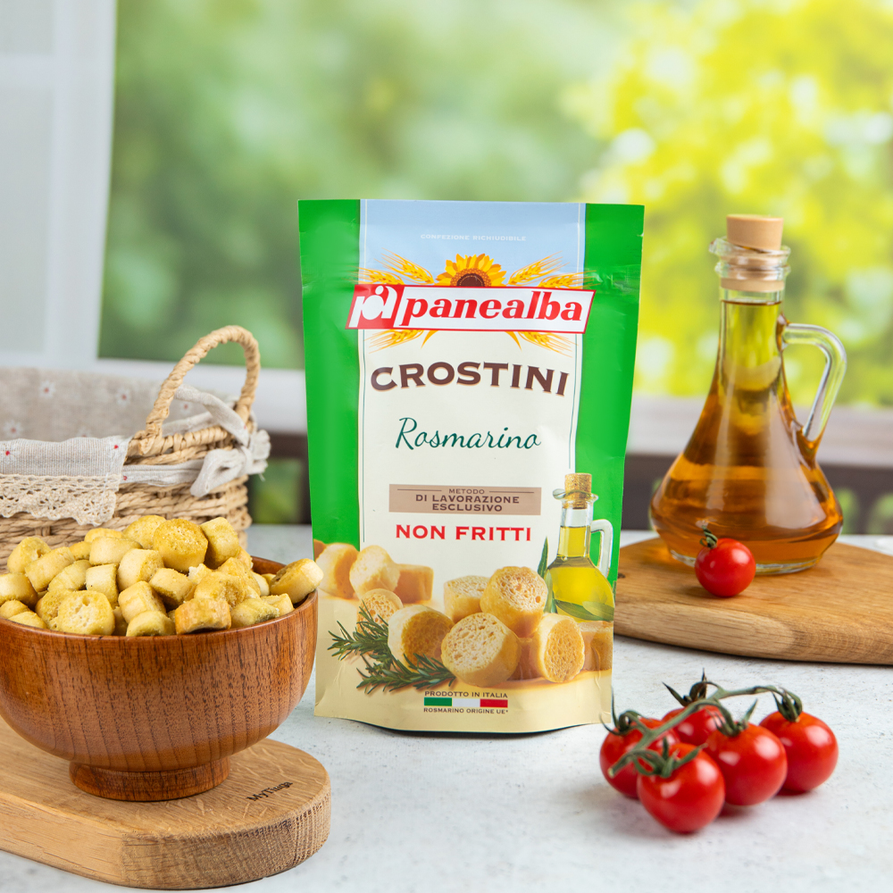 Изображение товара Panealba Crostini с Розмарином - гренки 100 г