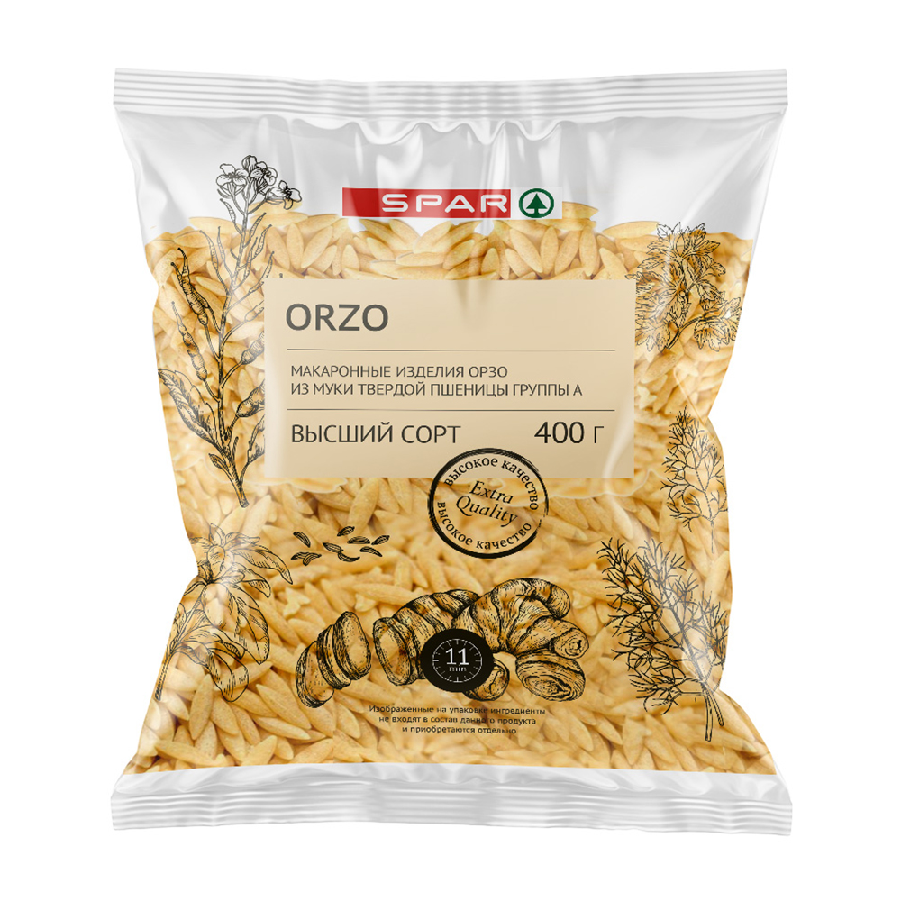 Изображение товара Макаронные Изделия SPAR Орзо 400г