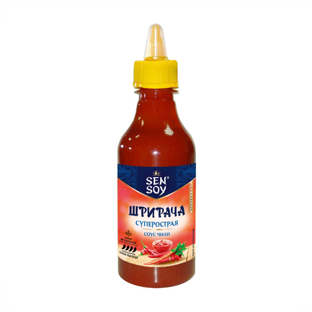 Изображение товара Соус Sen Soy Шрирача Суперострый Чили 310г