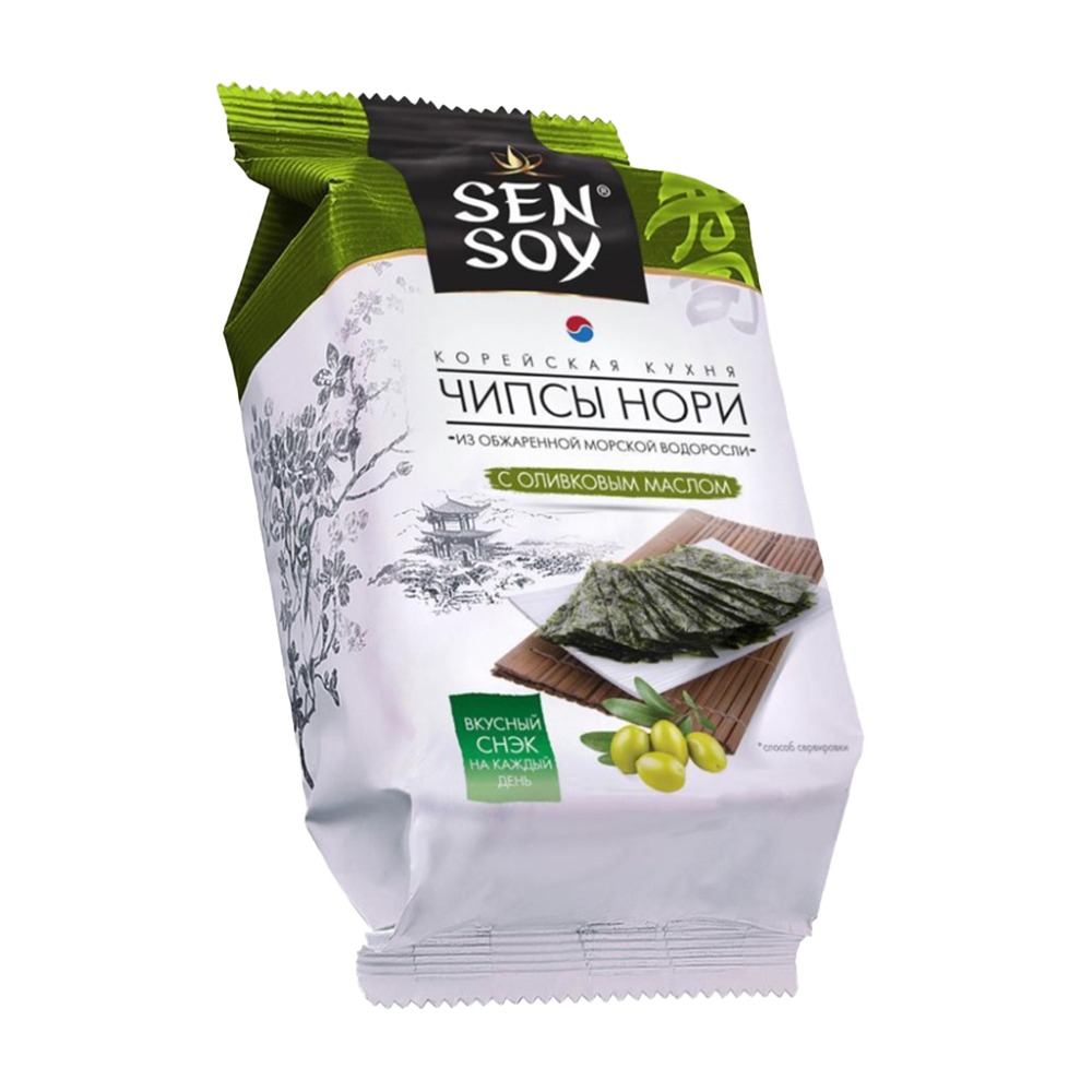 Изображение товара Чипсы Нори Sen Soy с Оливковым Маслом 4,5г