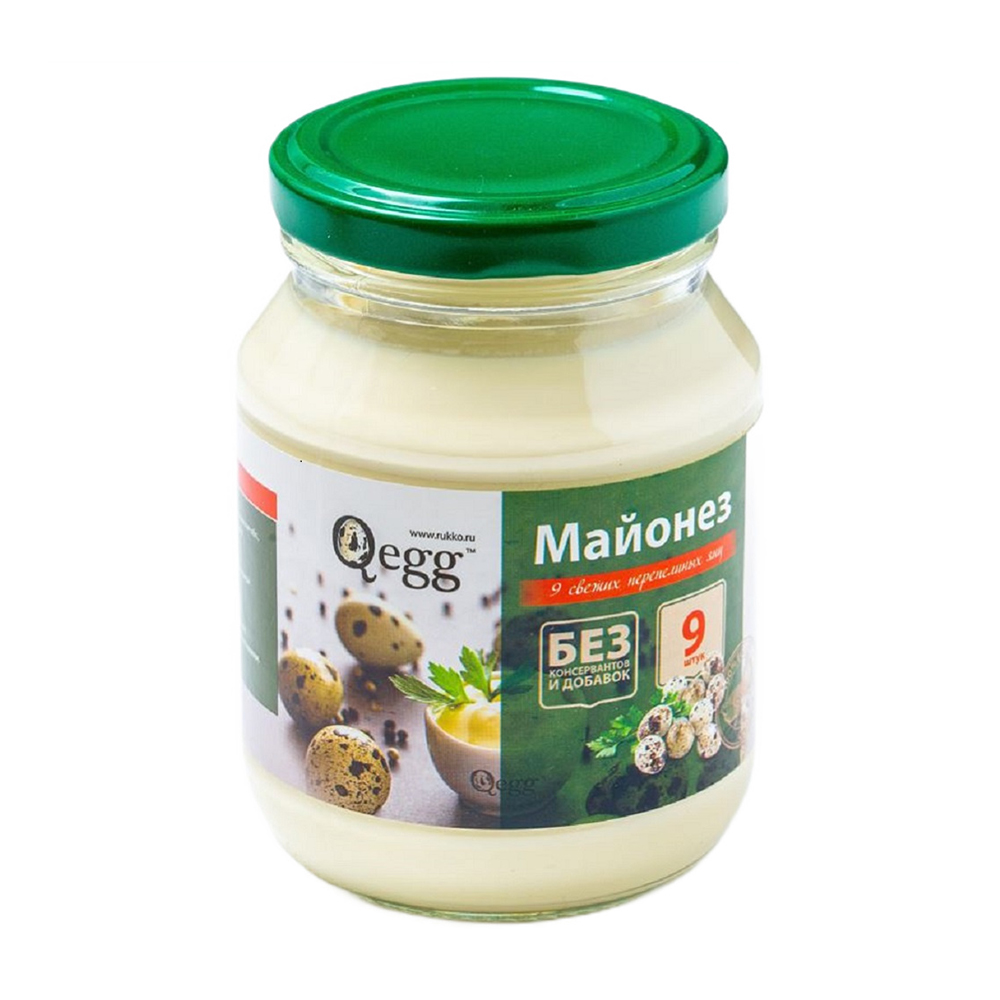 Изображение товара Майонез Qegg Классический на Перепелином Яйце 220г