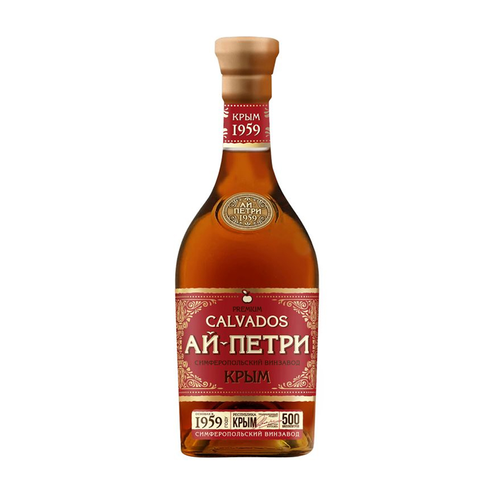 Изображение товара Кальвадос Российский Ай-Петри 38% 0,5л