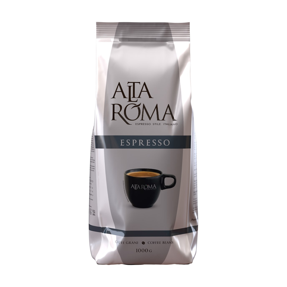 Изображение товара Кофе Alta Roma. Espresso в зернах. Свежий аромат и сбалансированный вкус