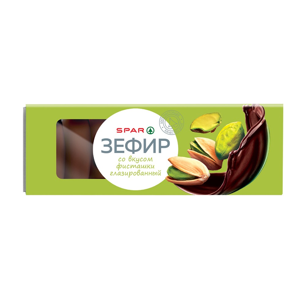 Изображение товара Зефир SPAR со Вкусом Фисташки Глазированный 210г