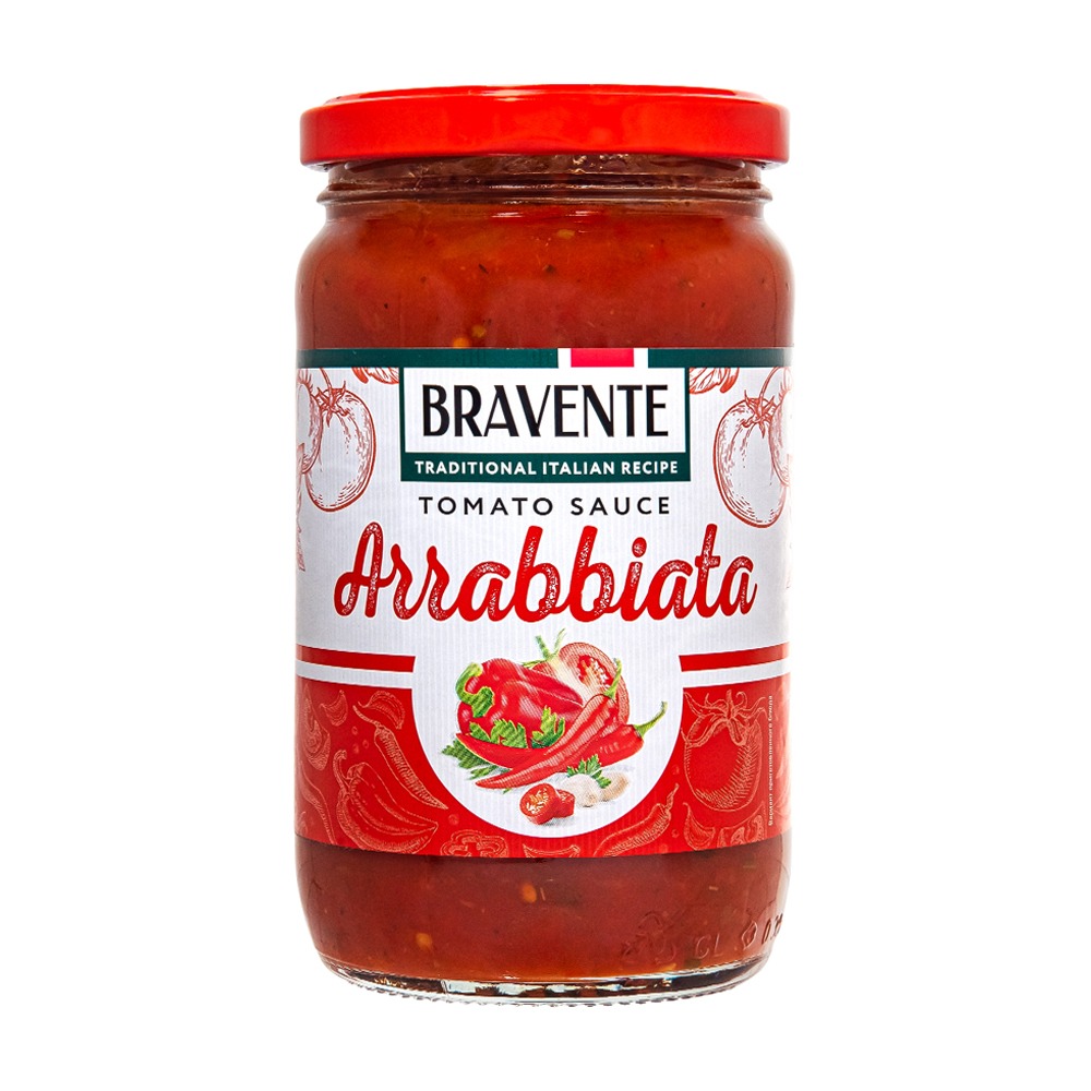 Изображение товара Bravente Arrabbiata с перцем — томатный соус 360 г