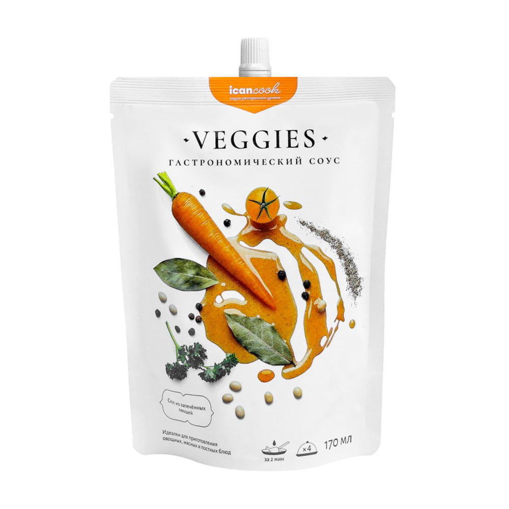 Изображение товара Соус Icancook Овощной 180г