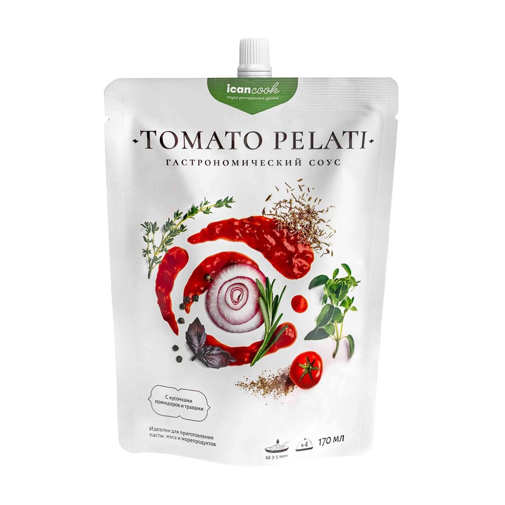 Изображение товара Соус Icancook Томатный Пелати 180г