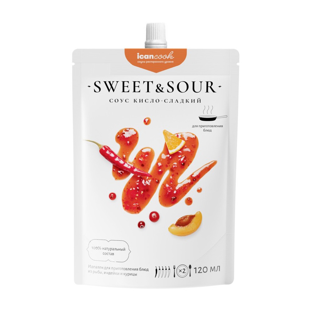 Изображение товара Соус Icancook Кисло-Сладкий 130г