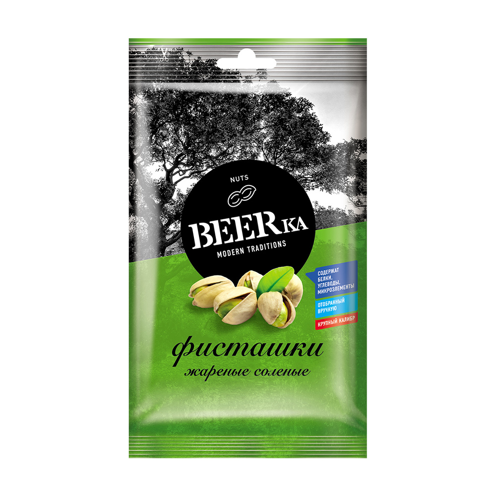 Изображение товара Beerka Фисташки жареные солёные 80 г