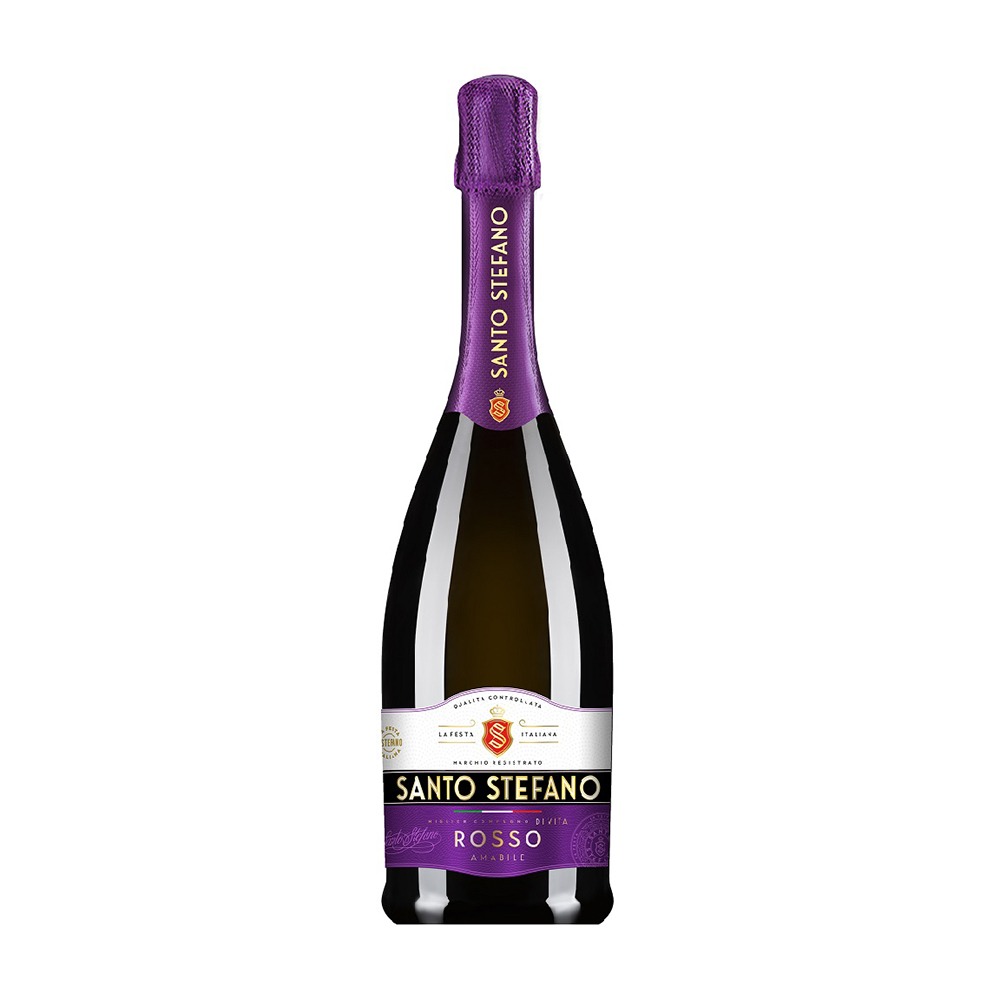 Изображение товара Сидр Фруктовый Санто Стефано Красный Полусладкий 6% 0,75л