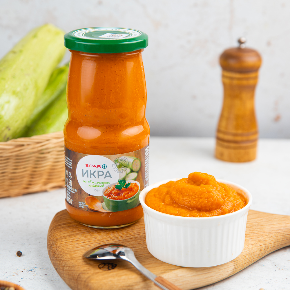 Изображение товара Икра SPAR из Обжаренных Кабачков 470г