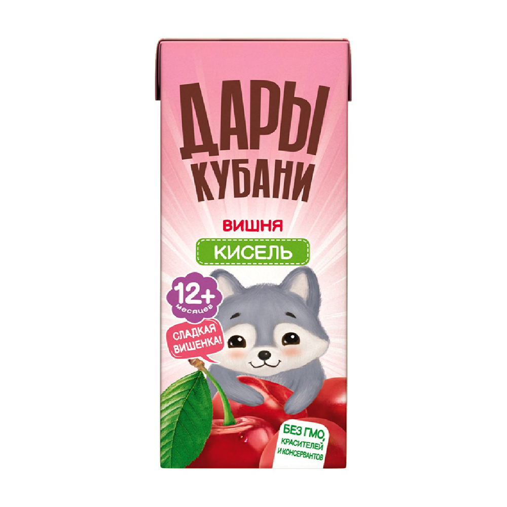 Изображение товара Кисель Дары Кубани Вишня 200мл
