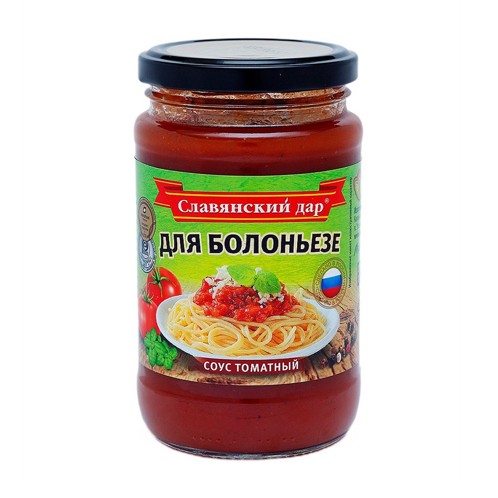 Изображение товара Соус Славянский Дар Томатный для Болоньезе 360г