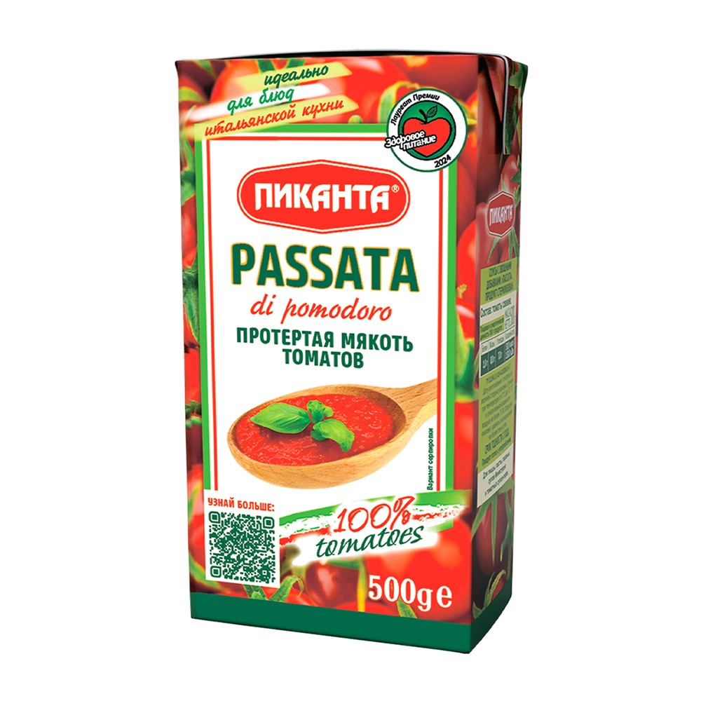 Изображение товара Томаты Пиканта Протертые 500г м/у