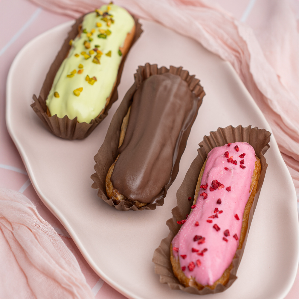 Изображение товара Пирожное Эклер Ассорти 3шт 170г