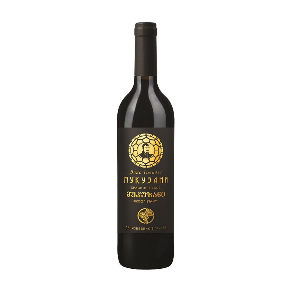 Изображение товара Вино Тавадзе Мукузани Красное Сухое 11-13% 0,75л