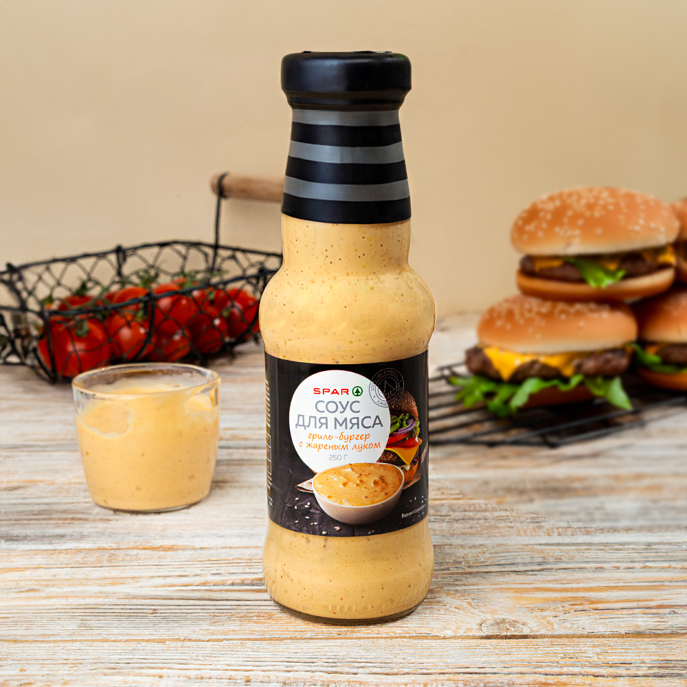Изображение товара Соус SPAR Гриль-Бургер с Жареным Луком 250г