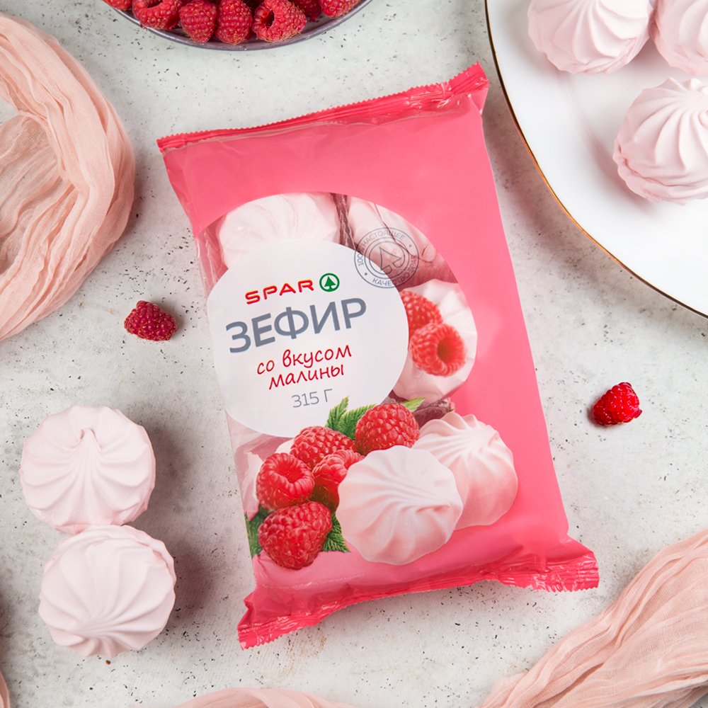 Изображение товара Зефир SPAR со Вкусом Малины 315г
