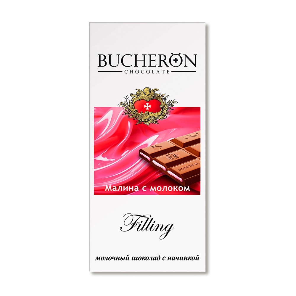 Изображение товара Bucheron Filling Молочный Малина с Молоком 85 г