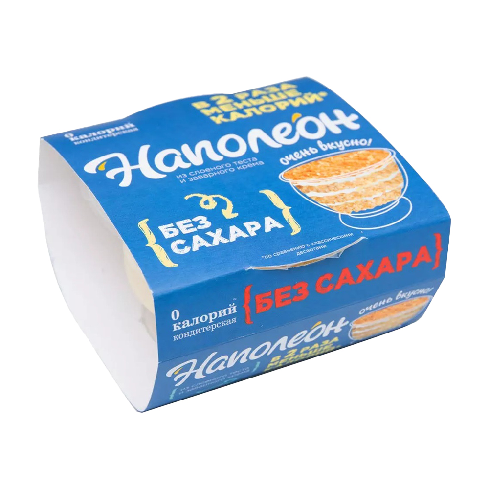 Изображение товара Пирожное 0 Калорий Наполеон без Сахара 60г