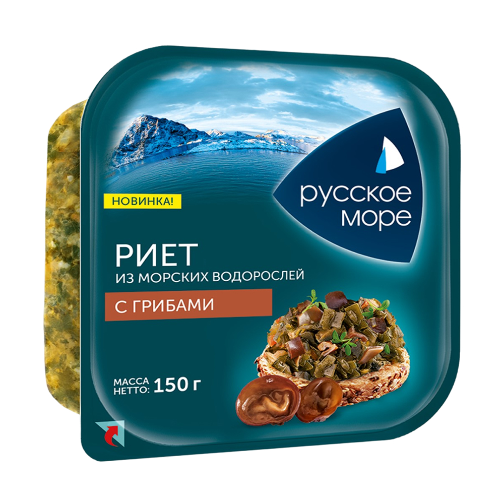 Изображение товара Риет Русское Море из Морских Водорослей с Грибами 150г