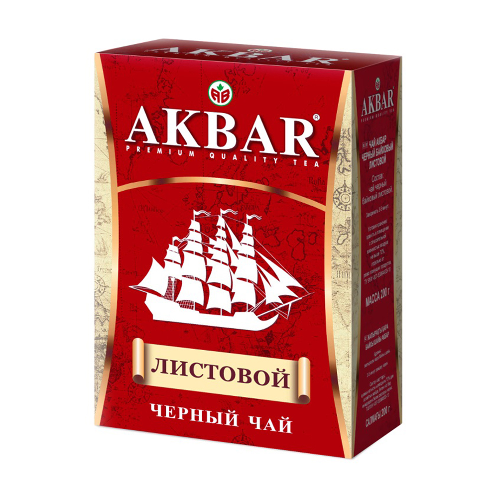 Изображение товара Чай Черный Akbar Корабль 200г