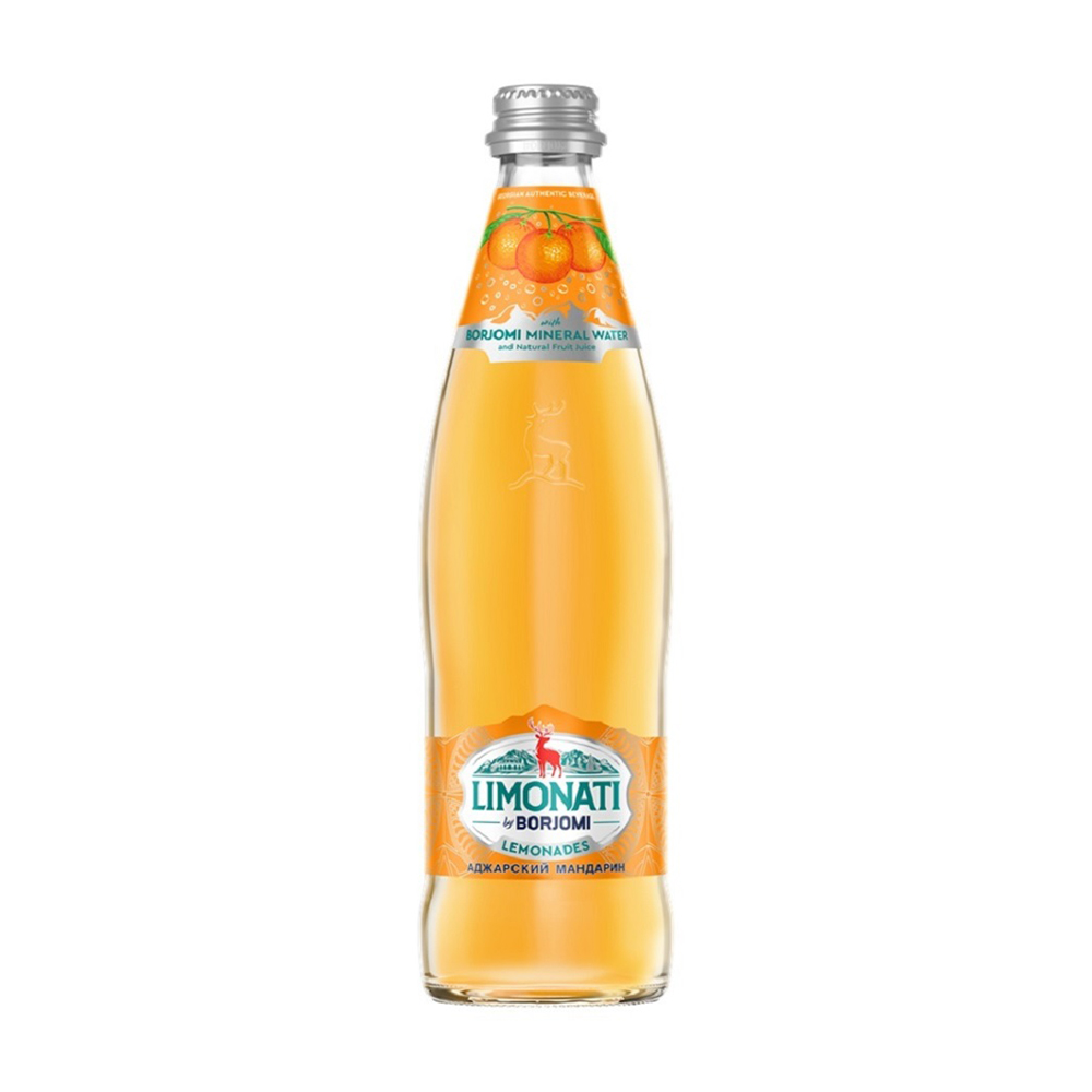 Изображение товара Напиток Газированный Borjomi Аджарский Мандарин 0,5л Стекло